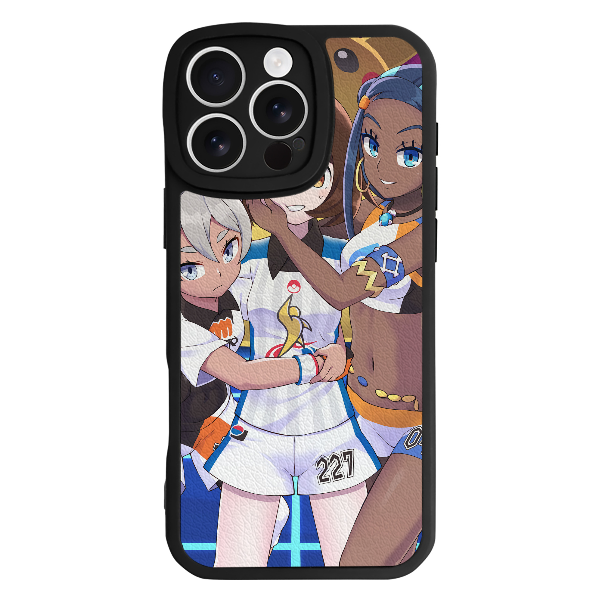 （画像用） ポケットモンスター Pokémon 【iPhone 16シリーズ対応】シリコンスマホケース（レザー調） 材質：シリコン